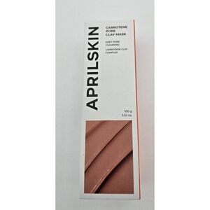 Aprilskin Carrotene Pore Clay Mask 100g - Deep Pore Cleansing New In Box